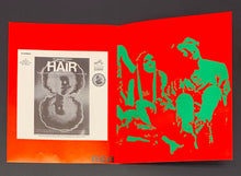 Load image into Gallery viewer, 1969-70 Hair Rock Musical Royal Alexandra Theatre x3 Items Broadside + Program +