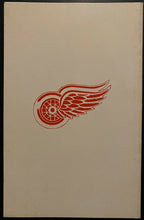 Load image into Gallery viewer, 1971 Vintage NHL Hockey Detroit Red Wings Gordie Howe Retirement Booklet Rare