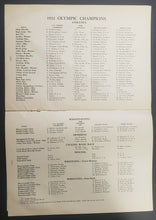 Load image into Gallery viewer, 1932 Los Angeles California Official Olympics Program 10th Xth Olympiad Rare