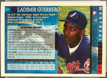Load image into Gallery viewer, 1995 MLB Baseball Montreal Expos Vladimir Guerrero Bowman Rookie Card PSA 9 MINT