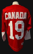 Load image into Gallery viewer, Paul Henderson Autographed 1972 Team Canada Hockey Jersey Signed