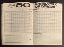 Load image into Gallery viewer, 1972 Labbat's 50 Grand Prix Canada Mosport Race Program Vintage Racing Stewart