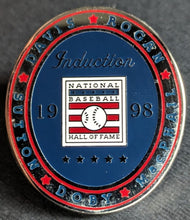 Load image into Gallery viewer, 1998 Baseball Hall Of Fame Induction Press Pin Limited Edition Cooperstown MLB