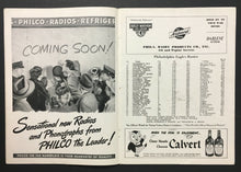 Load image into Gallery viewer, 1945 NFL Football Program Shibe Park Philadelphia Eagles v Cleveland Rams Vtg