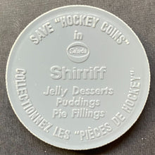 Load image into Gallery viewer, 1968-69 Shirriff Salada Hockey Coin Wally Boyer PIT-12 NHL Short Print Penguins
