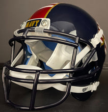 Load image into Gallery viewer, Roger Staubach Autographed U.S. Navy Schutt Mini Helmet Signed NCAA Fanatics