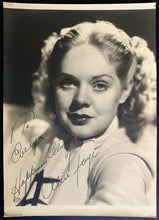 Load image into Gallery viewer, Vintage Signed Alice Faye 5x7 20th Century Fox Promotional Photo Autographed