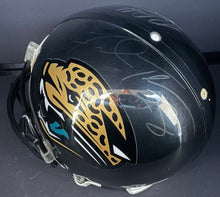 Load image into Gallery viewer, Byron Leftwich Fred Taylor Jacksonville Jaguars Signed Riddell Helmet NFL JSA