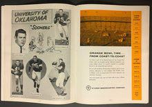 Load image into Gallery viewer, 1958 Orange Bowl Program Duke vs Oklahoma Miami Florida NCAA 24th Annual