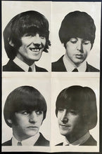 Load image into Gallery viewer, Rare Beatles December 1965 U.K. Tour Program + Insert Poster Music Vintage
