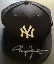 Load image into Gallery viewer, Roger Clemens Autographed New York Yankees MLB Baseball Hat Fanatics Authentic