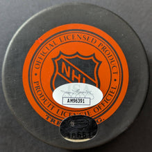 Load image into Gallery viewer, Gump Worsley Autographed Les Canadiens Montreal Hockey Puck Signed NHL JSA COA