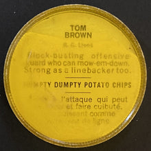 Load image into Gallery viewer, 1963 Nalley's Potato Chips CFL Football Token Plastic Coin #150 Tom Brown