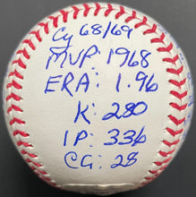 Load image into Gallery viewer, Denny McClain Autographed Inscribed MLB Baseball Detroit Tigers JSA Signed