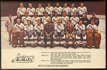 Load image into Gallery viewer, 1976-77 WHA Hockey Houston Aeros Vintage Media Guide Gordie Howe on Cover Vtg