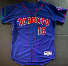 Load image into Gallery viewer, 2002 Garth Iorg Game Used Jersey Toronto Blue Jays Worn MLB Baseball Majestic