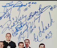 Load image into Gallery viewer, 1967 Autographed Signed Toronto Maple Leafs Stanley Cup Team Photo Hockey VTG