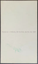 Load image into Gallery viewer, 1970s NHL Hockey Rare 7Up Promo Signed Keith Magnuson Autographed Postcard