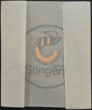 Load image into Gallery viewer, 1978 WHA Cincinnati Stingers Hockey Decal Sticker Unused Pocket Schedule