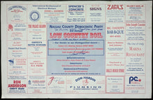 Load image into Gallery viewer, 2000s Janet Reno Former U.S. A.G. Autographed Placemat Signed Democratic Party