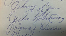 Load image into Gallery viewer, 1960s Jackie Robinson Autographed Signed x11 Sports Album Page MLB JSA LOA