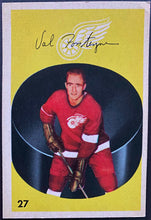 Load image into Gallery viewer, 1962 Parkhurst Val Fonteyne #27 Detroit Red Wings NHL Hockey Card Vintage