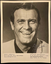 Load image into Gallery viewer, 1989 Signed Vintage Country Music Eddy Arnold Autographed Head Shot Retro