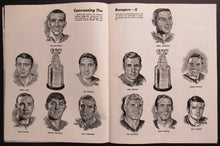 Load image into Gallery viewer, 1970 Madison Square Garden Stanley Cup Playoffs Program Rangers vs Boston Bruins
