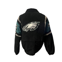 Load image into Gallery viewer, Philadelphia Eagles NFL Football Vintage Leather Jacket G-III Apparel Size M