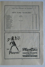 Load image into Gallery viewer, 1932 Montreal Forum NHL Program Montreal Maroons vs NY Rangers Lionel Conacher