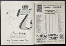 Load image into Gallery viewer, 1953 Washington Redskins vs. Chicago Cardinals NFL Football Program Trippi