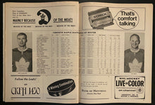 Load image into Gallery viewer, 1966 NHL Hockey Game Program Toronto Maple Leafs Chicago Blackhawks Gardens