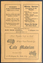 Load image into Gallery viewer, 1931 Ottawa Auditorium Hockey Program Montreal Canadiens vs Senators Hainsworth