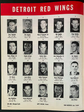 Load image into Gallery viewer, 1963 Detroit Olympia NHL Hockey Program Detroit Red Wings v Bruins Howe Cover