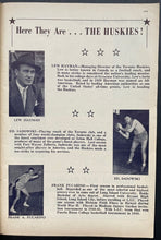 Load image into Gallery viewer, 1946 Toronto Huskies 1st Season Program Maple Leafs Gardens VTG Basketball NBA