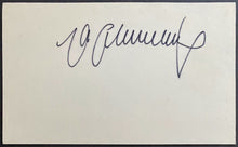 Load image into Gallery viewer, Autographed German World Heavyweight Champion Max Schmeling Index Card Signed