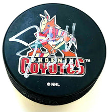 Load image into Gallery viewer, John Scott Signed Phoenix Coyotes Hockey Puck Autographed NHL Official