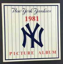 Load image into Gallery viewer, 1981 New York Yankees Baseball Picture Album Baseball Photo Book