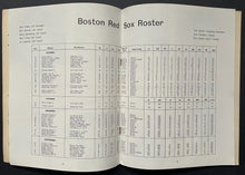 Load image into Gallery viewer, 1964 MLB Baseball Boston Red Sox Official Season Yearbook + Pesky Insert Photo