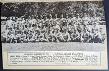 Load image into Gallery viewer, 1942 Who’s Who In MLB Program Team Photos 1941 New York Yankees Brooklyn Dodgers