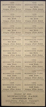 Load image into Gallery viewer, 1882 Monmouth Park Racetrack Season Pass Signed Autographed Track Owner Withers