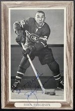 Load image into Gallery viewer, 1964 John Ferguson Signed Beehive NHL Hockey Photo Autographed Canadiens JSA