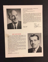 Load image into Gallery viewer, 1967 Jubilee Tour Program Page Autographed Don Messer Signed Canadian Musician