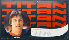 Load image into Gallery viewer, Mike Bossy Autographed Signed Cut Titan Promo Card NHL Hockey New York Islanders