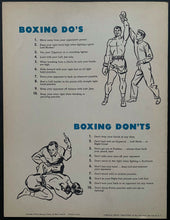 Load image into Gallery viewer, 3 Different 1954 Boxing Instructional Books By Edward Kolite Several Champions