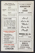 Load image into Gallery viewer, 1970 Maple Leaf Gardens OHA Jr A Semi-Final Playoff Program Toronto vs London