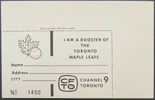 Load image into Gallery viewer, 1961 International League Baseball Booster Club Card Toronto Maple Leafs Stadium