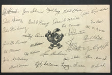 Load image into Gallery viewer, 1945 MLB Baseball Cleveland Indians Team Photo Post Card Facsimile Signatures