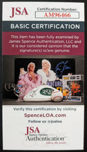 Load image into Gallery viewer, Al Barlick Signed Hall Of Fame Plaque Autographed Postcard Umpire MLB HOF JSA