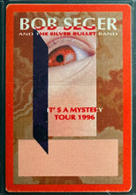 Load image into Gallery viewer, 1996 Bob Seger Its A Mystery Tour Vintage Backstage Pass Authenticated icert 5.5